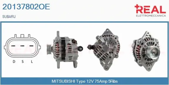 Alternator (20137802OE)