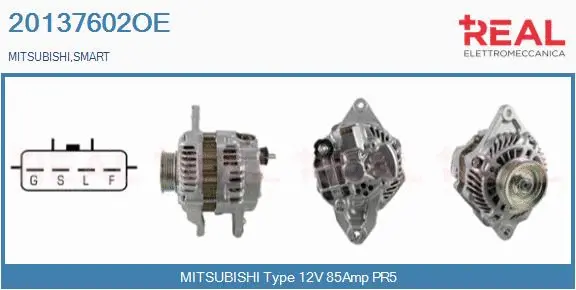 Alternator (20137602OE)