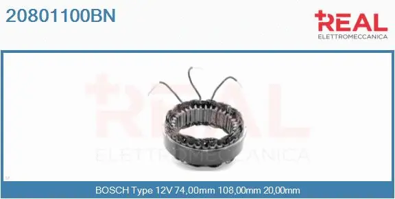 Stator, alternator (20801100BN)