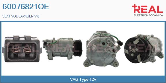Compressor, air conditioning (60076821OE)
