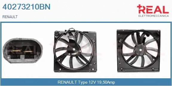 Electric Motor, radiator fan (40273210BN)