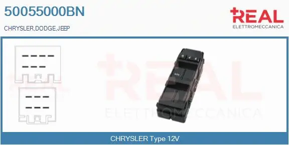 Switch, window regulator (50055000BN)