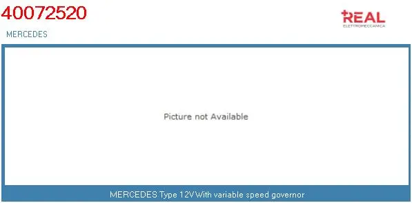 Series resistor, electric motor (radiator fan) (40072520BN)