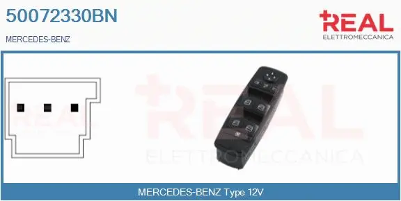 Switch, window regulator (50072330BN)
