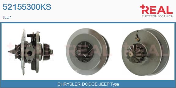 Core assembly, turbocharger (52155300KS)