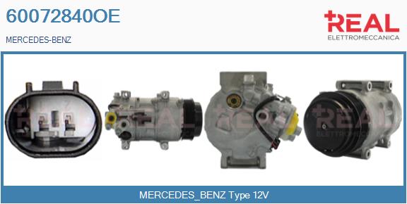 Compressor, air conditioning (60072840OE)