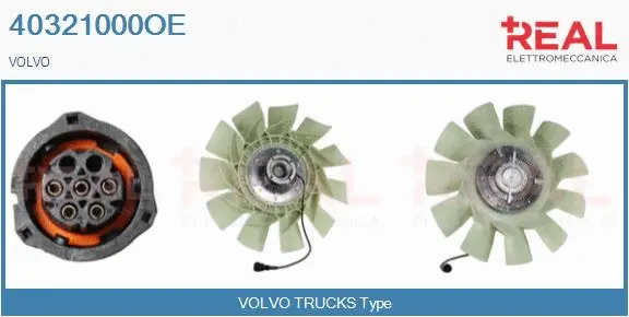 Clutch, radiator fan (40321000OE)