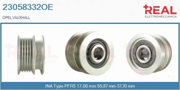 Belt Pulley, alternator (23058332OE)