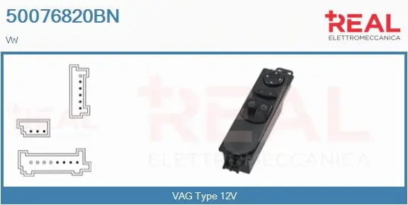 Switch, window regulator (50076820BN)