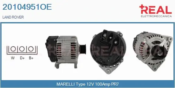 Alternator (20104951OE)