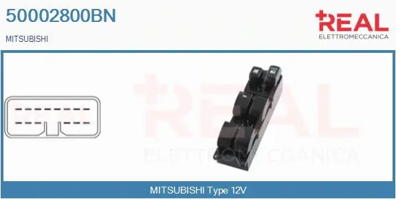 Switch, window regulator (50002800BN)