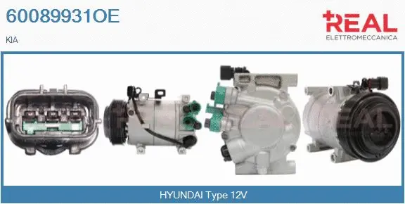 Compressor, air conditioning (60089931OE)