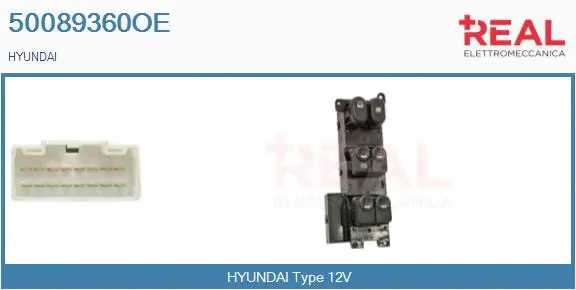 Switch, window regulator (50089360OE)