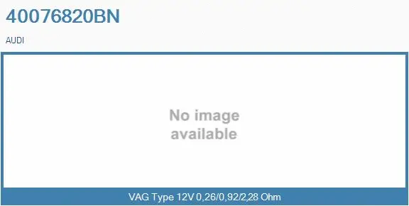 Resistor, interior blower (40076820BN)