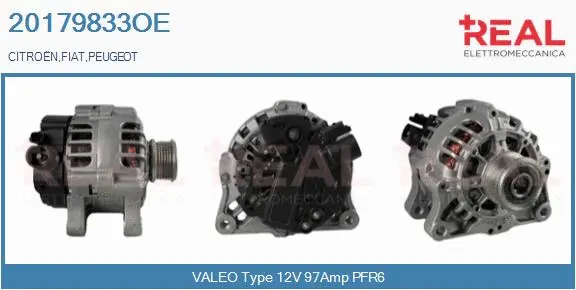 Alternator (20179833OE)