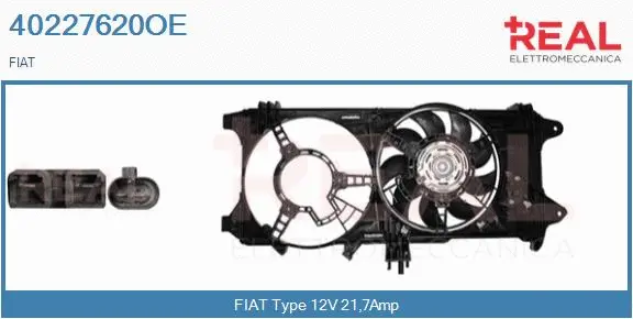 Electric Motor, radiator fan (40227620OE)
