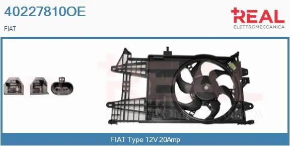 Electric Motor, radiator fan (40227810OE)