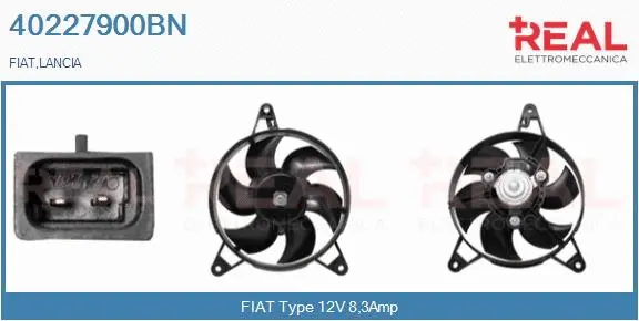 Electric Motor, radiator fan (40227900BN)
