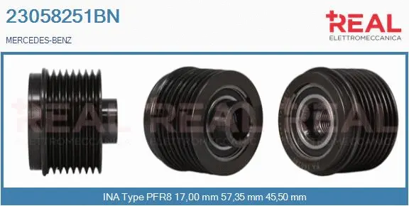 Belt Pulley, alternator (23058251BN)