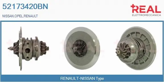 Core assembly, turbocharger (52173420BN)