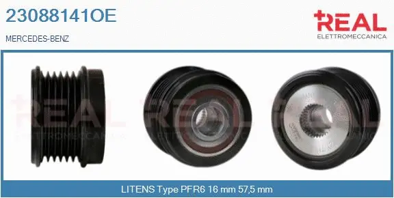 Belt Pulley, alternator (23088141OE)