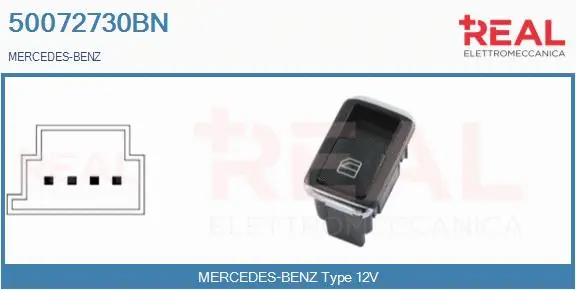 Switch, window regulator (50072730BN)