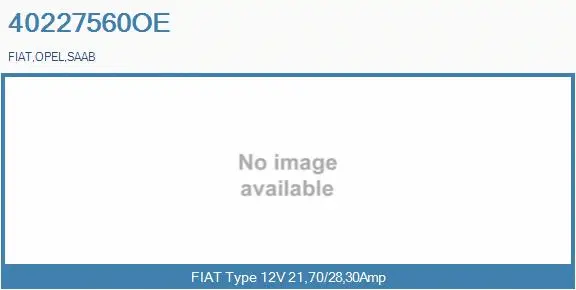 Electric Motor, radiator fan (40227560OE)