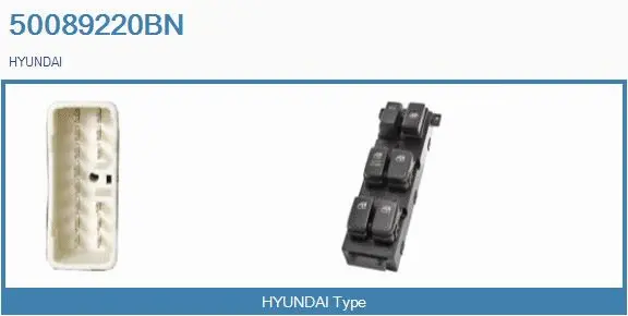 Switch, window regulator (50089220BN)