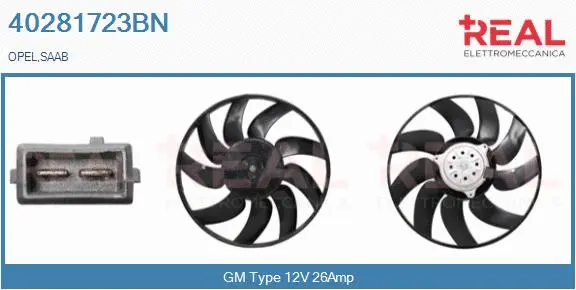 Fan, engine cooling (40281723BN)