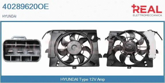 Electric Motor, radiator fan (40289620OE)