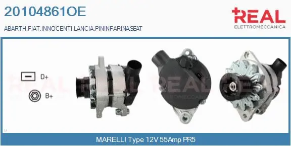 Alternator (20104861OE)