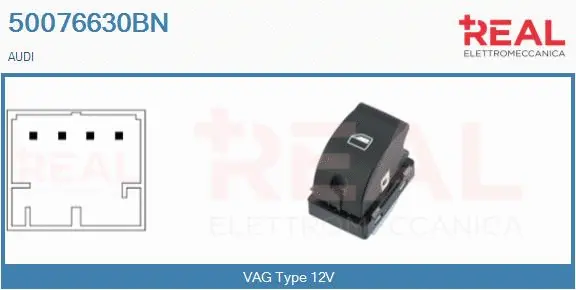 Switch, window regulator (50076630BN)