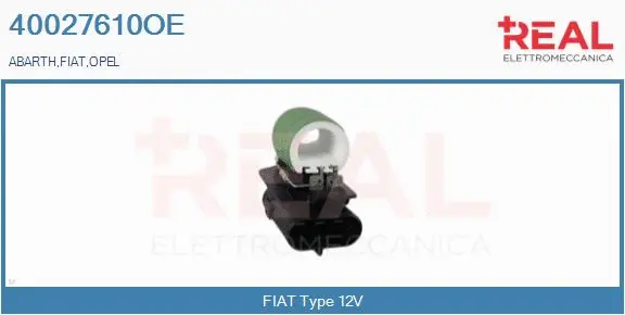 Series resistor, electric motor (radiator fan) (40027610OE)