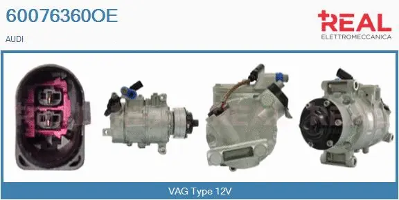 Compressor, air conditioning (60076360OE)