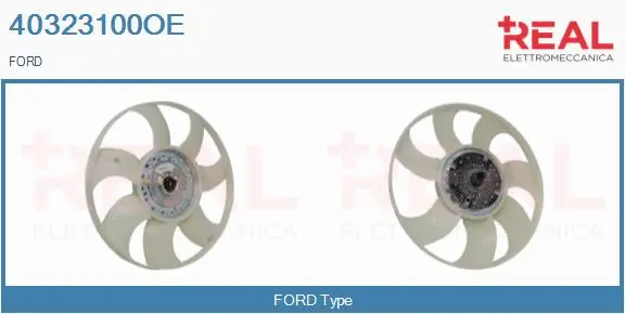 Clutch, radiator fan (40323100OE)