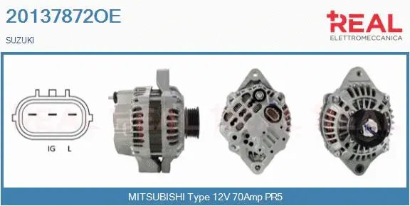 Alternator (20137872OE)