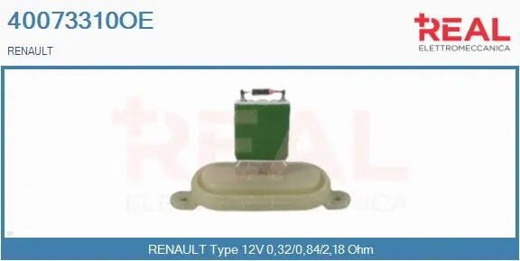 Resistor, interior blower (40073310OE)