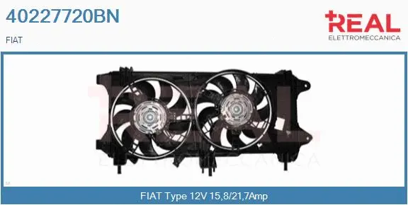 Electric Motor, radiator fan (40227720BN)