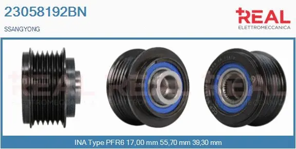 Belt Pulley, alternator (23058192BN)