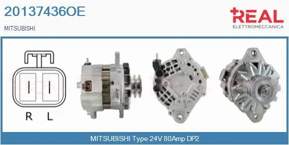 Alternator (20137436OE)