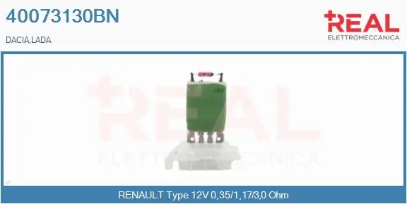 Resistor, interior blower (40073130BN)