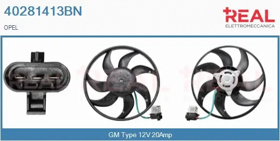 Fan, engine cooling (40281413BN)