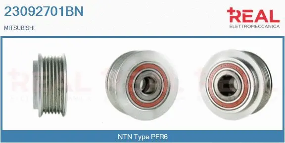 Belt Pulley, alternator (23092701BN)