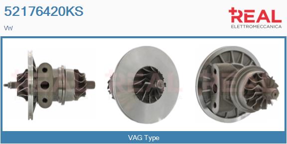 Core assembly, turbocharger (52176420KS)