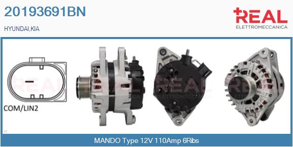 Alternator (20193691BN)