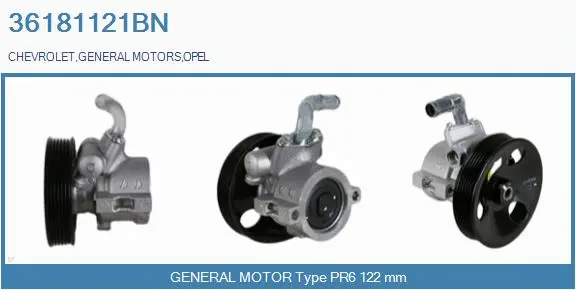 Hydraulic Pump, steering (36181121BN)