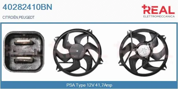 Electric Motor, radiator fan (40282410BN)