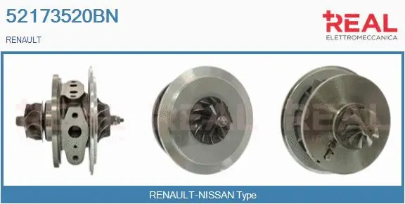 Core assembly, turbocharger (52173520BN)