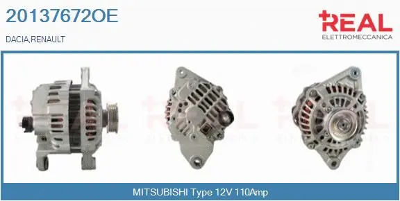 Alternator (20137672OE)