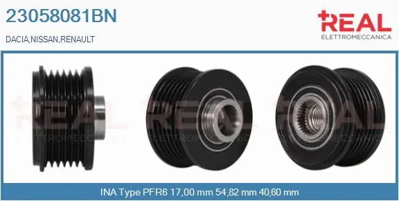 Belt Pulley, alternator (23058081BN)